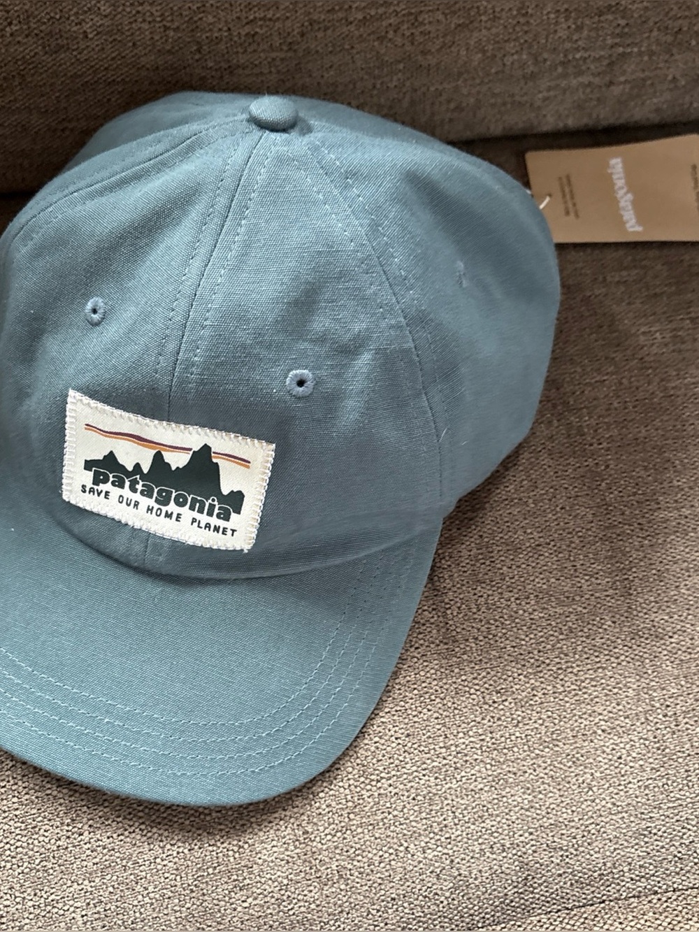 Patagonia Adjustable Strapback Hiking Climbing Save Our Home Planet Hat Cap new
